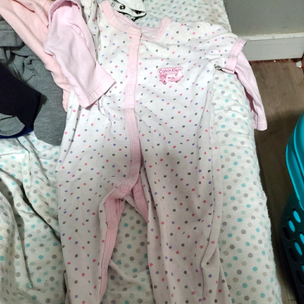 Calvin Klein 0/3 Month Girl Pajamas's